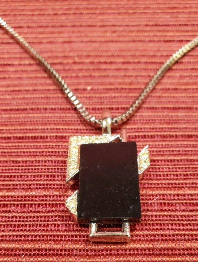 Vintage JoAnne Jewels Design Original Black Onyx Stone