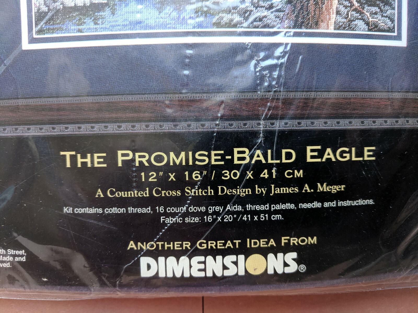 Dimensions Gold Collection The Promise - Bald Eagle Cross Stitch Kit Rare/ New Nowe akcje