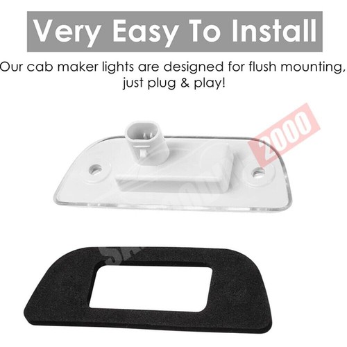 Luces marcadoras de techo para cabina de camión Kenworth T680 T770 T880 Peterbilt 569 15-20 - Imagen 6 de 12