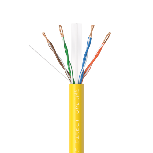 500/ 1000ft CAT6 Cable 23AWG Bulk Solid Network Wire White Blue Gray Black Green - Picture 36 of 37