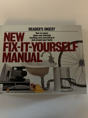  Readers Digest ''New Fix-It-Yourself Manual'' Household Repairs Hardcover