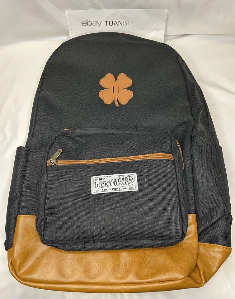 СОВЕРШЕННО новый Lucky Brand холст рюкзак - много цветов - назад 2 школы - Изображение 2 из 4