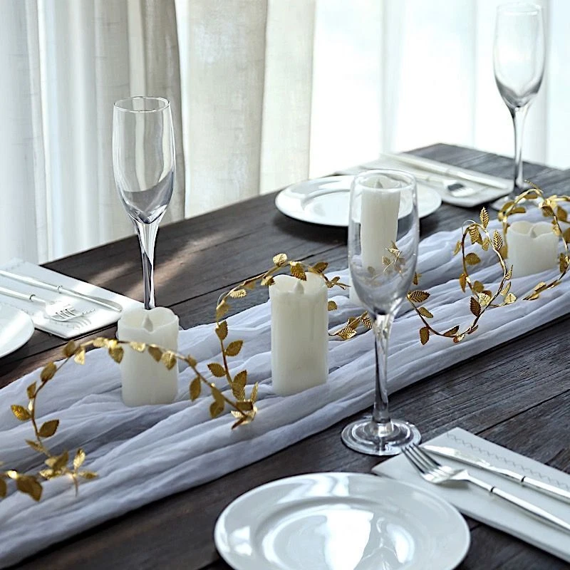 GUIRNALDA LED Metálica Oro 15 pies Hojas Rosa Luces Hadas Funciona con Pilas Foto 4 de 4