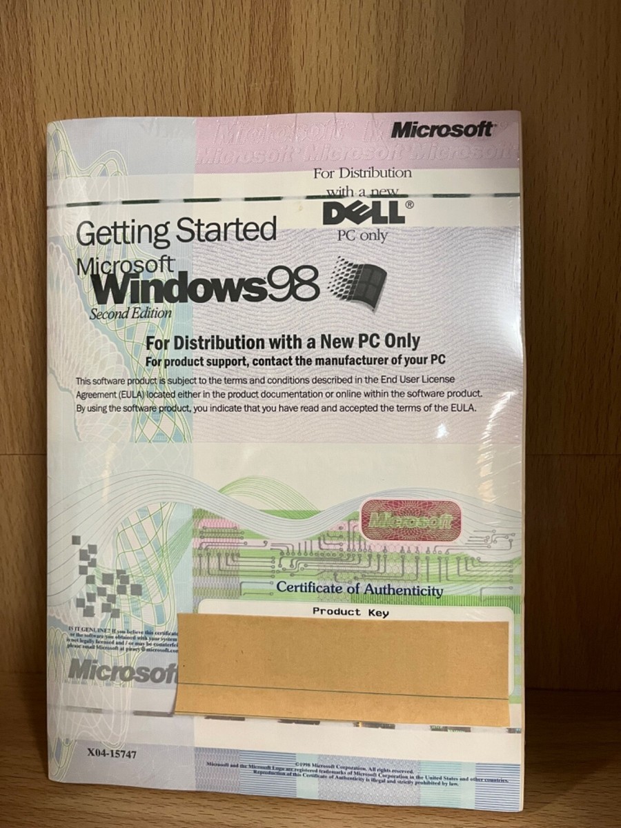 Microsoft Windows 98 Second Edition_Full Version | eBay