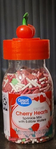 Ciliegia Cuore Spruzzatore Mix Cialde Commestibili Ciliegie Topper Contenitore Riutilizzabile Ottimo - Foto 4 di 9
