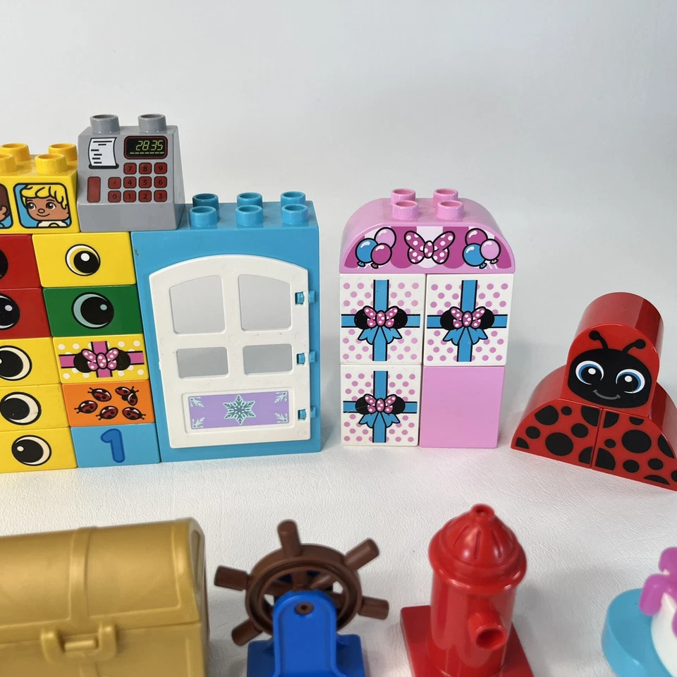 Lego Duplo Over 40 Specialty & Printed Bricks Blocks Replacement Parts Lot - Image 4 of 4