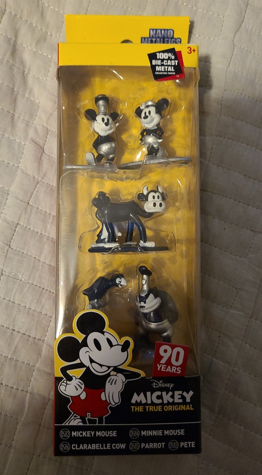 Nano Metalfigs Disney Mickey The True Original 90 Years  Die-Cast 5 Fig Set