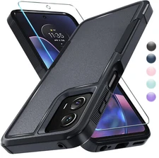 For Motorola Moto G Play 4G 2024 XT2413 Case Cell Phone Cover + Tempered Glass