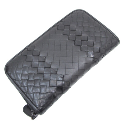 の ○Bottega Veneta Round Zipper Long Wallet 114076 B | eBay
