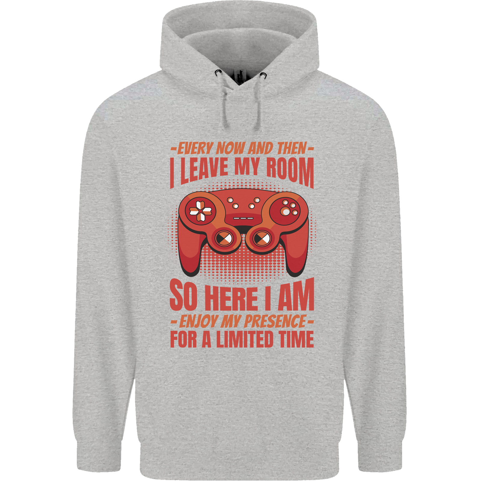 Antisocial Gamer Gaming Leave My Room Mens 80% Cotton Hoodie