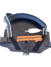 Dog harness no choke with handle size medium Black Mesh Padded Pet Reflective