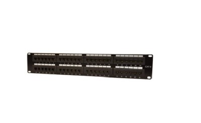 Dolphin Components DC-PP6-48 48-Ports Cat-6 UTP Patch Panel