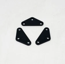 HOME DECORATORS Ester 54 in. Matte Black Ceiling Fan, 3-pac Blade Support Plates