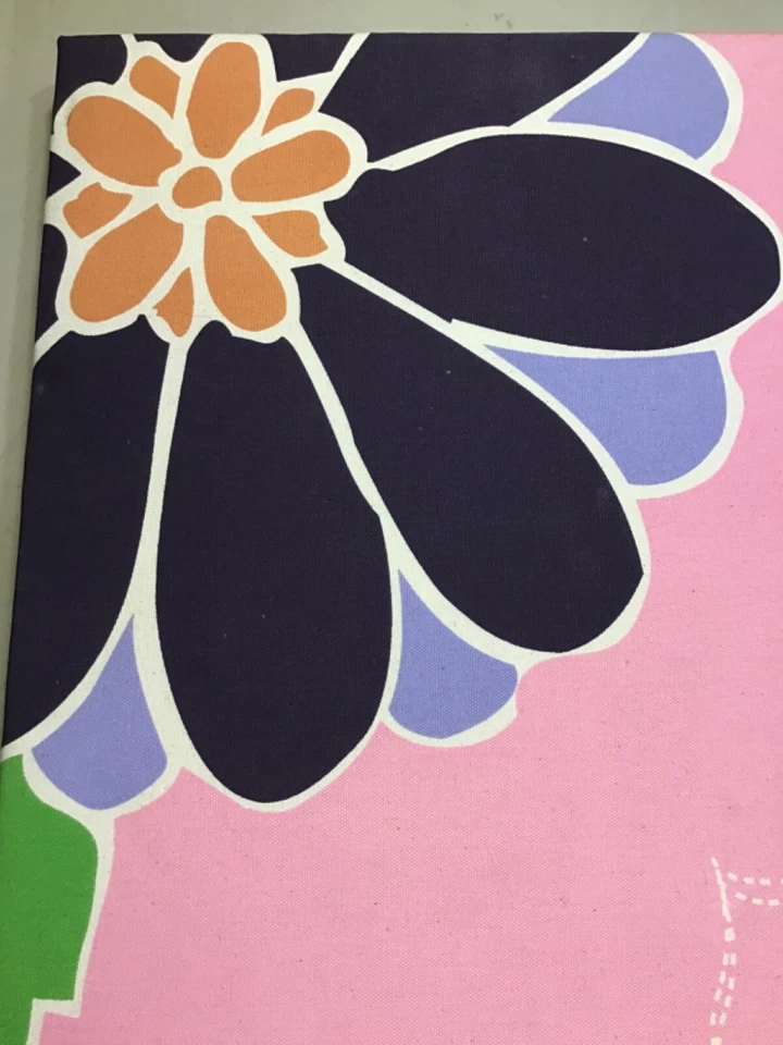Pink Floral Tack Board 20” x 16” Very Nice Used Condition: Ivan Lendl Estate - Image 2 of 4