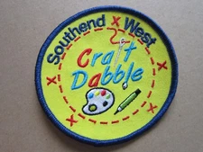 Southend West Craft Dabble Girl Guides Cloth Patch Badge (L4K)
