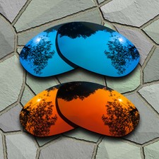 Sky Blue Red Orange Polarized Lenses Replacement for-Costa Del Mar Fathom
