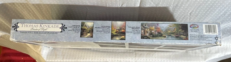 10 PUZZLES DIFERENTES - ROMPECABEZAS THOMAS KINKADE a través de 3 DIFERENTES 3 PAQUETES Y 1 SOLO Foto 2 de 4