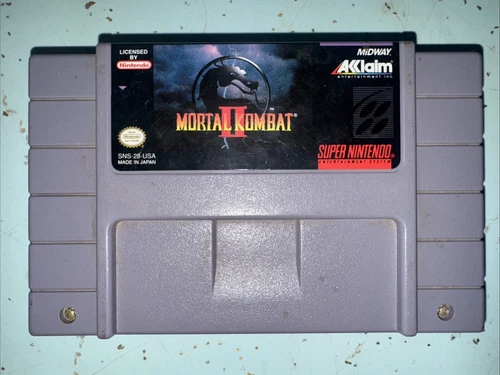 Mortal Kombat II 2 SNES (Super Nintendo, 1994) Authentic & Tested