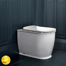 VASO A TERRA FILO MURO COPRIVASO RALLENTATO WC PAVIMENTO BAGNO CLASSICO EPOCA