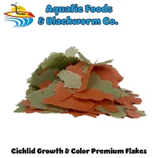 Cichlid Growth & Color Flakes, All Cichlid Flakes, USA Made