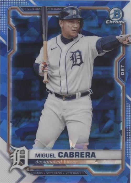 2021 Bowman Chrome Sapphire Edition - Miguel Cabrera #44 - 1 of 1