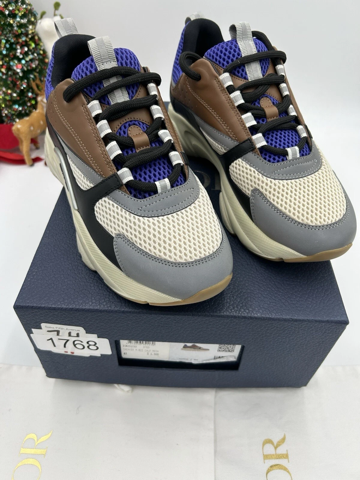Baskets d’entraînement homme Dior B – 22 pointure 41 8 US made in Italy