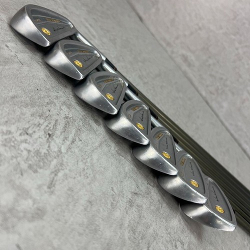 HONMA LB-606 IronSet 7pcs 3-9 SUPER Ferrite Carbon Flex R-1 RH Japan Used - Picture 5 of 10