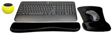 New Logitech MK540 Advanced Keyboard/Mouse Set + Mini Speaker, Wrist/Mouse Pad