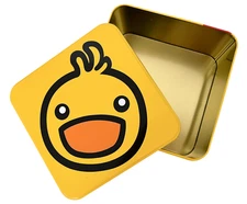 EMPTY BOX ONLY Kaman Butter Egg Roll Metal Tin Box