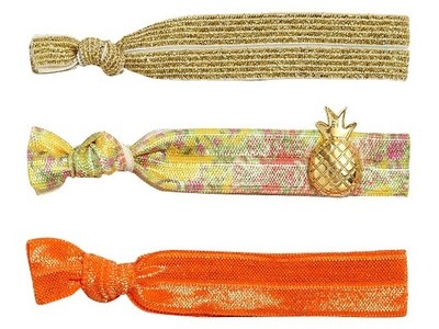 ✨NWT Lilly Pulitzer Tassel Pineapple Palm Tree Hair tie Scrunchies Amazon.com : Lilly Pulitzer Blue/Pink/Green Women main image 2