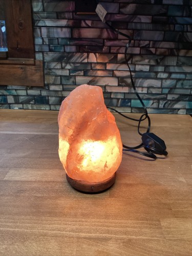 Neu - Himalaya-Leuchten ""The Original Salt Company"" orange/rosa natürliche Salzlampe - Bild 5 von 10
