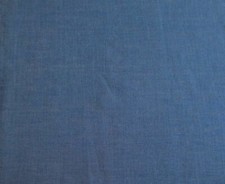 100 Linen Woven Fabric Yarn Dyed Light Indigo Blue Light to Medium Weight BTY