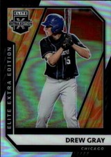 2021 Panini Elite Extra Edition Drew Gray #93 Optic Holo Chicago Cubs 9N