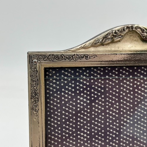 Antique Etched Silver Plate Picture Frame with Glass 5x7 Photos Victorian Farm - Picture 5 of 20