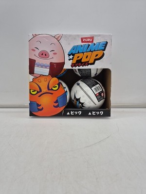 Display + 8 SEALED Zuru ANIME POP Mystery 5'' Plush Toy Blind Mystery Capsules