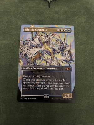 1x Riptide Gearhulk (Borderless) - Aetherdrift - NM - MTG
