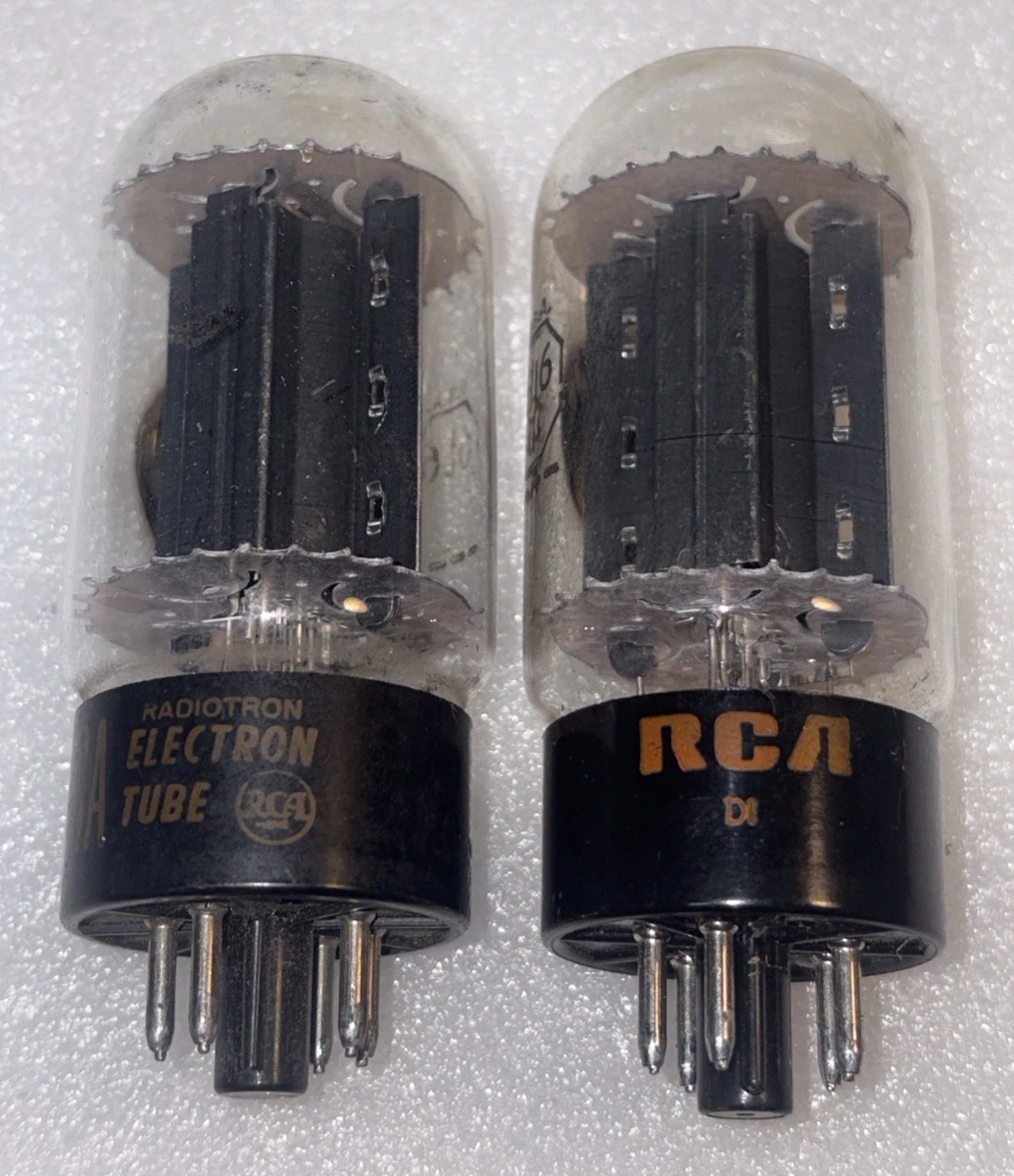 ●値下げ◆銘球／ＲＣＡ　６Ｌ６ＧＣ　動作確認品２本◆高音質ＡＤ・ＰＯＷＥＲ装着◆ Rca 6l6gc for sale | eBay