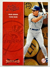 Wade Boggs 2004 Donruss Leather Lumber Naturals #'d /2499 New York Yankees #9