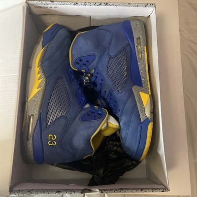 Air Jordan 5 Laney JSP Mens 12 Varsity Royal Maize CD2720-400