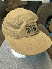 Mountain Hardwear MHW Logo Camp Sandstorm 5-Panel Relaxed Cotton Strapback Hat