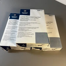Business Source Premium Multi-Purpose Copy Paper 8.5x14 20lb 500 Sheets Lot of 3