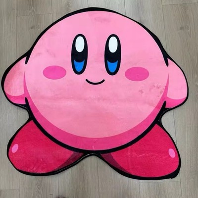 Kirby Teppich Blau 60 x 60 cm - Mario Gaming Merchandise Sammler Geschenk