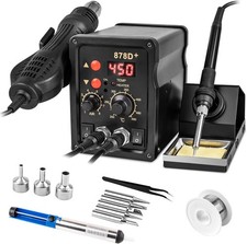 2-in-1 Soldering  Hot Air Rework Station, Dual Control