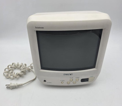 Sony Trinitron KV-9PT50 Color 9'' CRT Vintage Retro Gaming Television TV, Tested