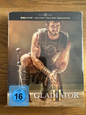 Gladiator II - 4K UHD + BLU RAY + Bonus Blu-Ray - Limited  Steelbook Edition
