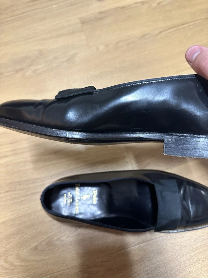 Vintage Polo Ralph Lauren Opera Bombas Banco 8D Feito na Inglaterra - Imagem 3 de 4