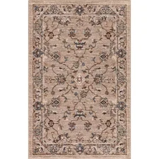 Cashmere Taupe 3 Ft. X 4 Ft. Traditional Area Rug