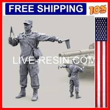 1/35 Die-Casting Resin Figure Model Building Kits Modern Russian Soldiers Com...