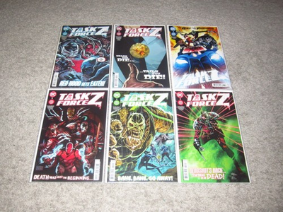 #ad TASK FORCE Z FULL LOT OF 12 COMICS quot;Aquot; COVERS RED HOOD ZOMBIE VILLAINS F VF $49.99