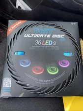 TOSY Ultimate Disc 36 BLUE LEDs Night Frisbee Floating Waterproof Outdoor Game